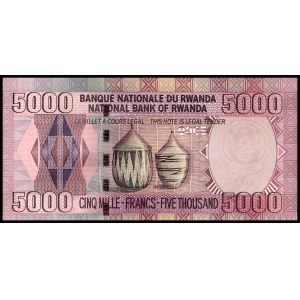 Rwanda. 2004 5000 franków