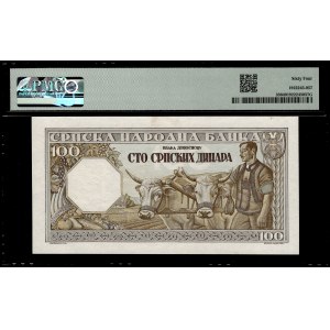 Serbia. 1943 100 Dinara