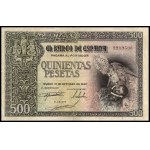 Spain. 1940 500 Pesetas