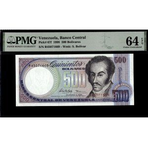 Venezuela. 1998 500 Bolivares