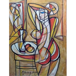 Eugene Gerlach, Nude with Martha Nature, 2017