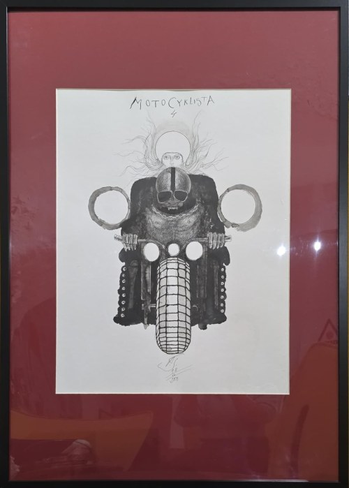 Andrzej Strumiłło (1927-2020), Motocyklista 4, 2011