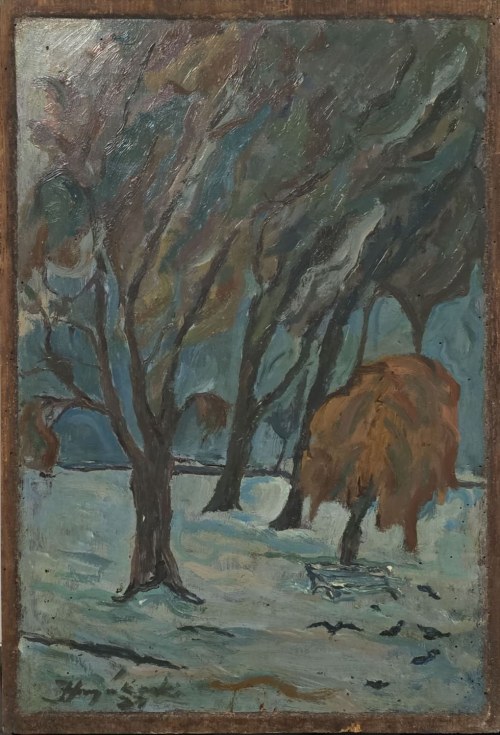 Jan Hrynkowski (1891-1971), Drzewa zimą