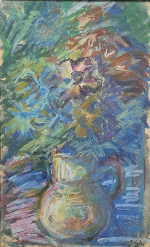 Jan Cybis (1897-1972), Kwiaty w dzbanku