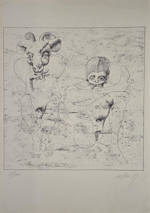 Jan Lebenstein (1930-1999), Prise do position, 1973