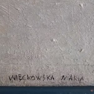 Maria Więckowska (1925-2010), Bez tytułu (Zaprzęg)