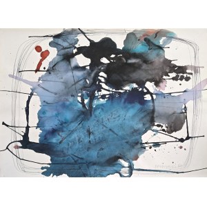 Tadeusz Brudzyński (1956–1996), Untitled (Blue Composition), 1989