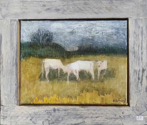 Maria Collin (ur. 1942), Na pastwisku, 2023