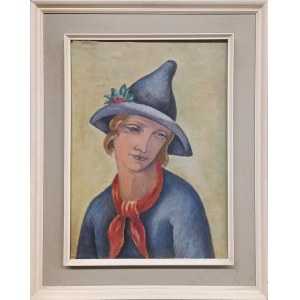Eugeniusz Zak (1884–1926), Head of a Woman, ca. 1925