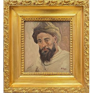 Iwan Trusz (1869-1941), Mężczyzna w turbanie, 1914