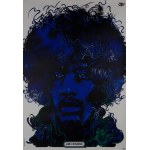 proj. Waldemar ŚWIERZY (1931-2013), Jimi Hendrix, 1974