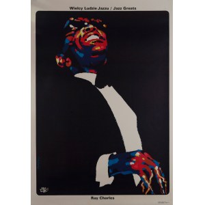 proj. Waldemar ŚWIERZY (1931-2013), Grandi personaggi del jazz: Ray Charles, 1990