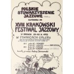 proj. Edward LUTCZYN (b. 1947), XVIII Krakow Jazz Festival, 1973