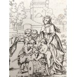 G. Ferrero - Sacra Familia - Holy Family - according to Niclaus Pussin, ca. 1790.