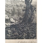 Schnider Georg, (1759-1842), P. Rucker (1757-1807), Widok okolic Bazylei, Szwajcaria 1790 rok