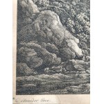 Schnider Georg, (1759-1842), P. Rucker (1757-1807), Widok okolic Bazylei, Szwajcaria 1790 rok