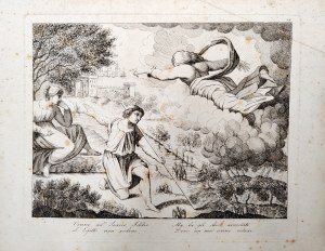 Rafael Santi, Bianchi Secondo rytował - Pan objawia się Izaakowi, akwaforta ok. 1785 rok
