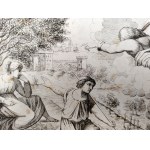 Raphael Santi, Bianchi Secondo gestochen - Der Herr offenbart sich dem Isaak, Radierung um 1785