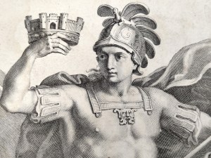 Robert van Audenaerd (1663-1743), Portret Nicolo Barbarigo i personifikacja Zwycięstwa Wojskowego, Rzym ok. 1700 rok