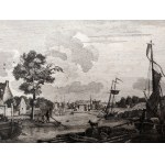 G. Canali - Port de Vannes - France, copperplate 1776 [ marine ].