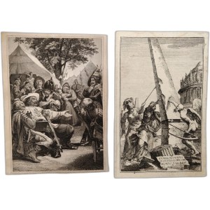A pair of engravings from the 18th and 19th centuries