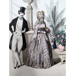 Andreas Josef Geiger (1773 - 1856) - viedenská móda - Viedeň 1840 [ móda, biedermeier, šaty ].