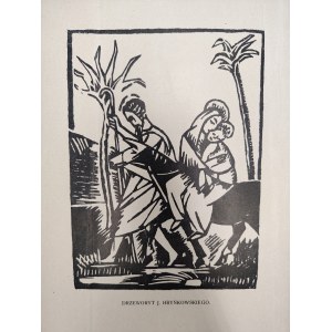 Jan Henrykowski (1891 - 1971) - Útek do Egypta [ drevorez ].
