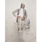 Julian Fałat (1853 -1929) - Count Józef Potocki , color photogravure, Vienna 1897