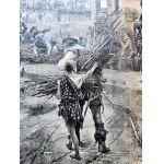 Carl Gustaf Hellqvist - Jan Hus vedený na hranici, fotogravúra, koniec 19. storočia