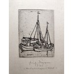 Artist unknown - Fishing boats - Europe, 1931 [ marine ].