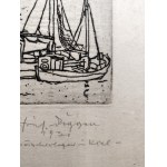 Artist unknown - Fishing boats - Europe, 1931 [ marine ].