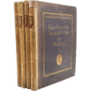 Handbuch der Kunstwissenschaft - Handbook of Art History - 4 volumes, ca. 1924 [ Painting and Sculpture ].