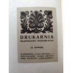 Sowiński Janusz - Sztuka typograficzna Młodej Polski, Ossolineum 1982 [ Knihy o knihách, bibliofilství, tiskařství, Mladé Polsko ].