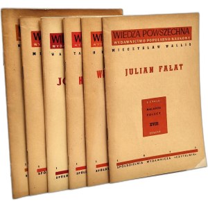 Cycle of Polish Painters - Fałat, Skoczylas, Rodakowski, Pankiewicz, Grottger , Brandt, Warsaw 1947-1949