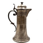 Jug - Kayserzinn - with the coat of arms and dedication of Victor von Woikowsky-Biedau - composer from Miłkowice, Świdnica [ Schweidnitz ] district.