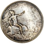 Devreese Godefroid ( 1861 - 1941) - medal commemorating the centenary of the founding of the Société Générale de Belgique, 1922.
