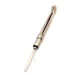 Silver pull-out toothpick - 20th century