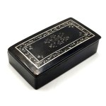 Snuffer with silver marquetry - 19th century - France