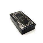 Snuffer with silver marquetry - 19th century - France