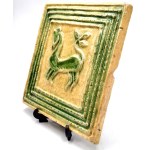 Boleslaw Ksiazek (1911-1994), ceramic plaque, tile - horse, Bald Mountain, 1960s