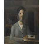 Kiejstut BEREŹNICKI (b. 1935), Self-portrait with palette, 1991