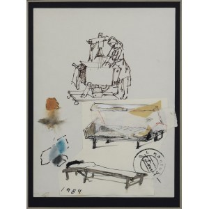 Tadeusz KANTOR (b. 1915-1990), Theatrical sketches, 1984
