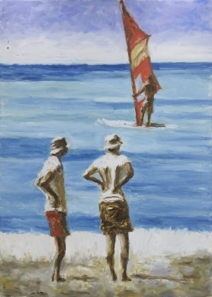 Marek GÓRNY (1964-2016), Plaża Saint-Tropez
