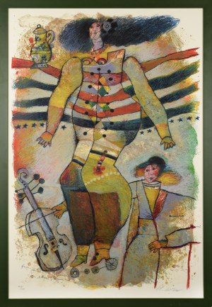 Theo TOBIASSE (1927-2012), Femme fantasme pour mélopée d'enfance