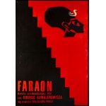 Julian Pałka (1923 Poznań - 2002 Warschau), Plakat für den Film Pharao von Jerzy Kawalerowicz, 1965