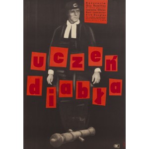 Maurycy Stryjecki (1923 Lublin - 2003 Warsaw), Poster for the film Devil's Apprentice dir. Guy Hamilton, 1962