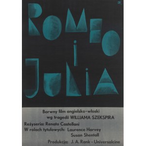 Julian Pałka (1923 Poznań - 2002 Warschau), Plakat für den Film Romeo und Julia von Renato Castellani, 1961