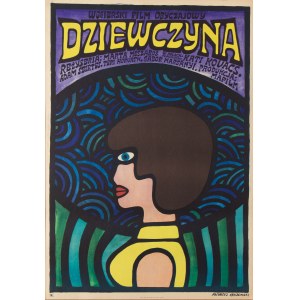Andrzej Krajewski `Andre de Krayewski (1933 Poznań - 2018 Newark), Poster for the film The Girl by Márta Mészáros, 1968.