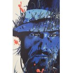 Waldemar Świerzy (1931 Katowice - 2013 Warszawa), Plakat do filmu Przełomy Missouri reż. Arthur Penn, 1976