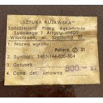 Set of three decorative platters, Sztuka Kujawska Włocławek